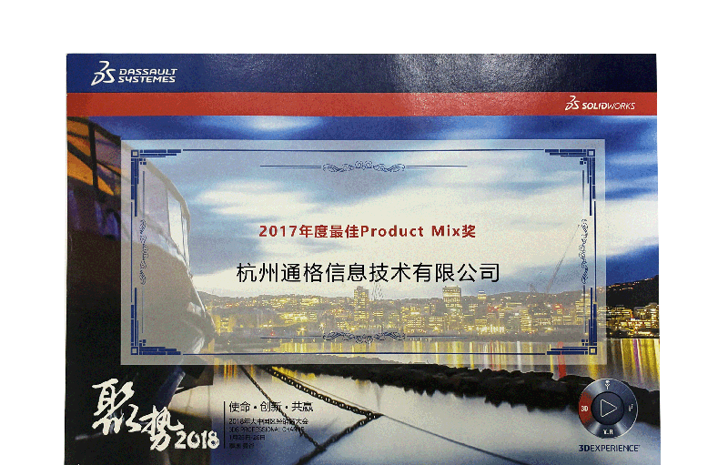 2017年度最佳Product Mix