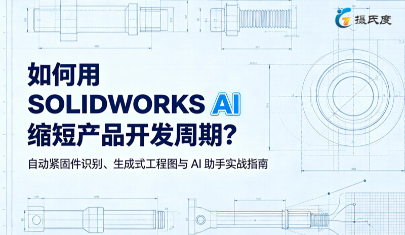 SOLIDWORKS 2027 AI 全新升级：生成式工程图、命令预测与 LEO 智能助手，让设计更高效