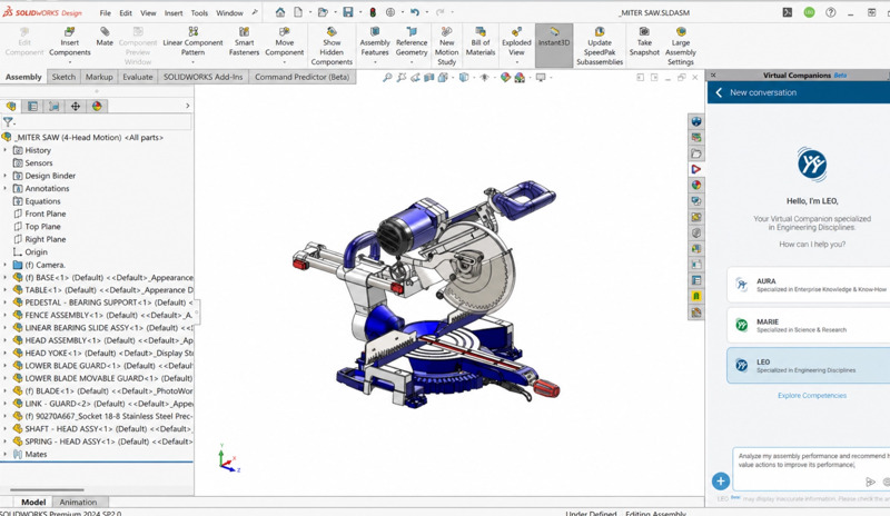 SOLIDWORKS 2026 AI功能再次升级：装配体优化与设计自动化